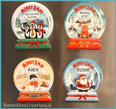 Ceramic Fridge Magnet Christmas Ornament